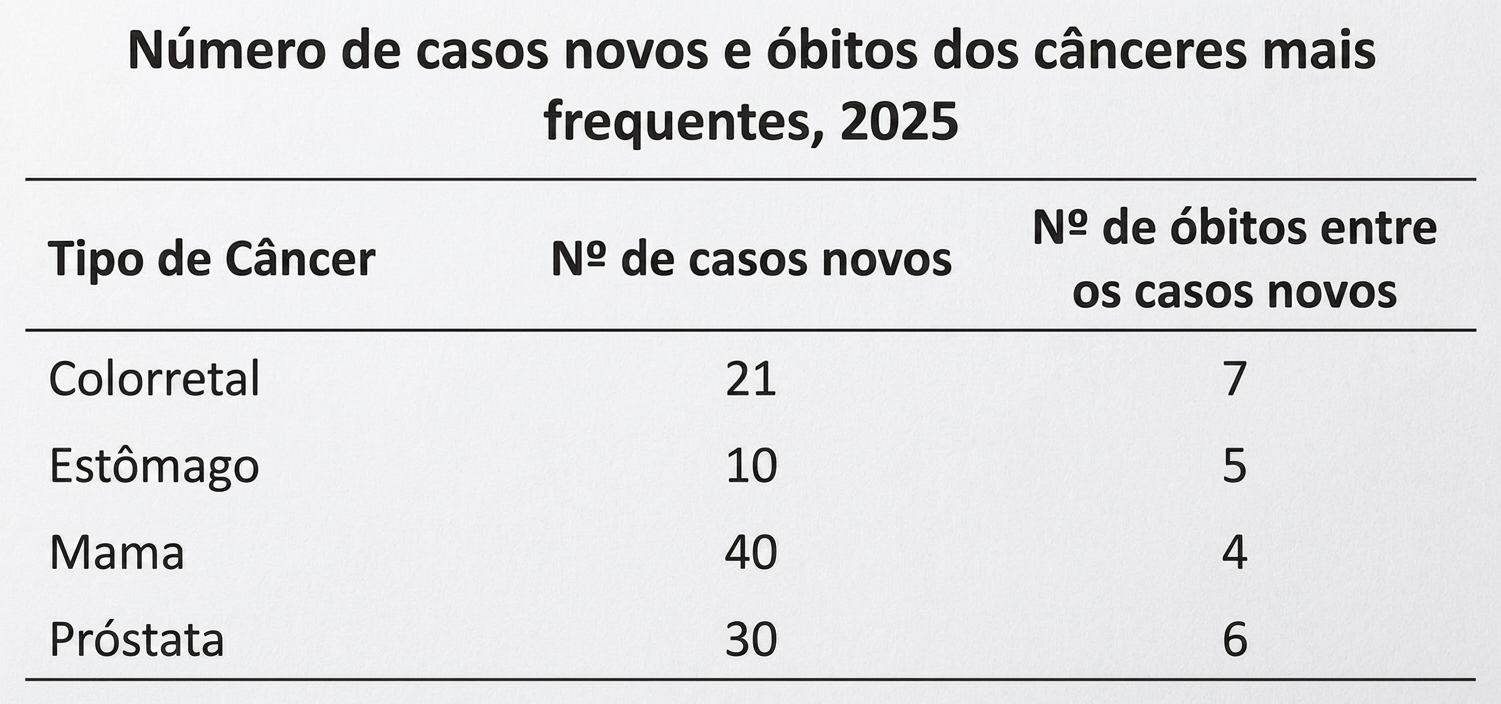 Imagem da questão de Indicadores de Saúde