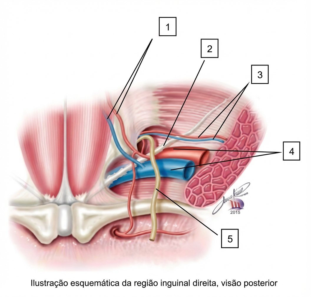 Imagem da questão de Hérnias da parede abdominal