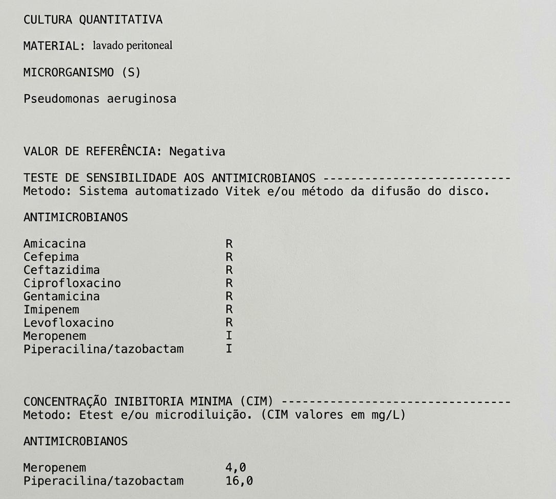 Imagem da questão de Antibioticoterapia