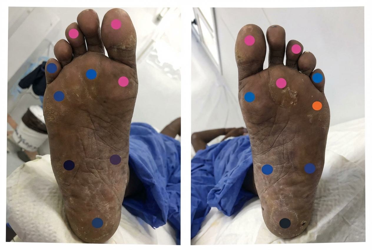 Imagem da questão de Infecções Cutâneas