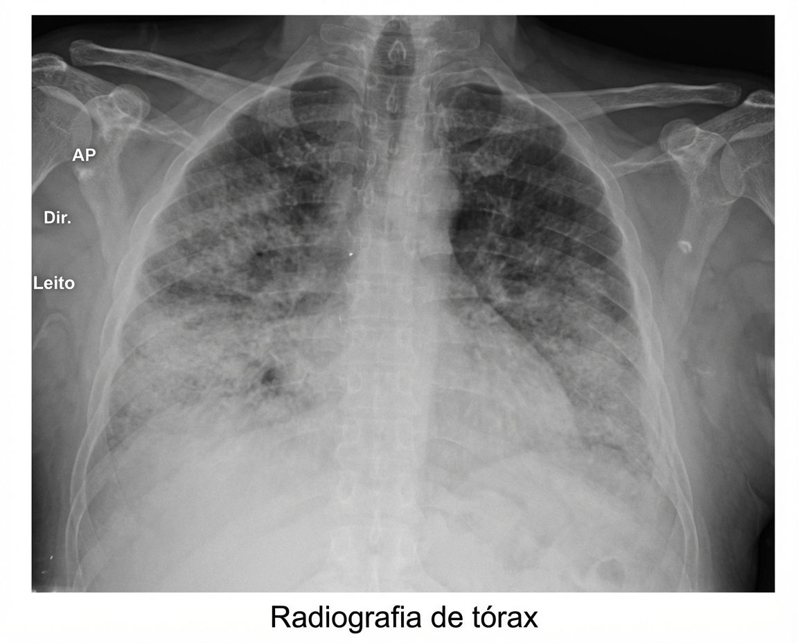 Imagem da questão de Pneumonia