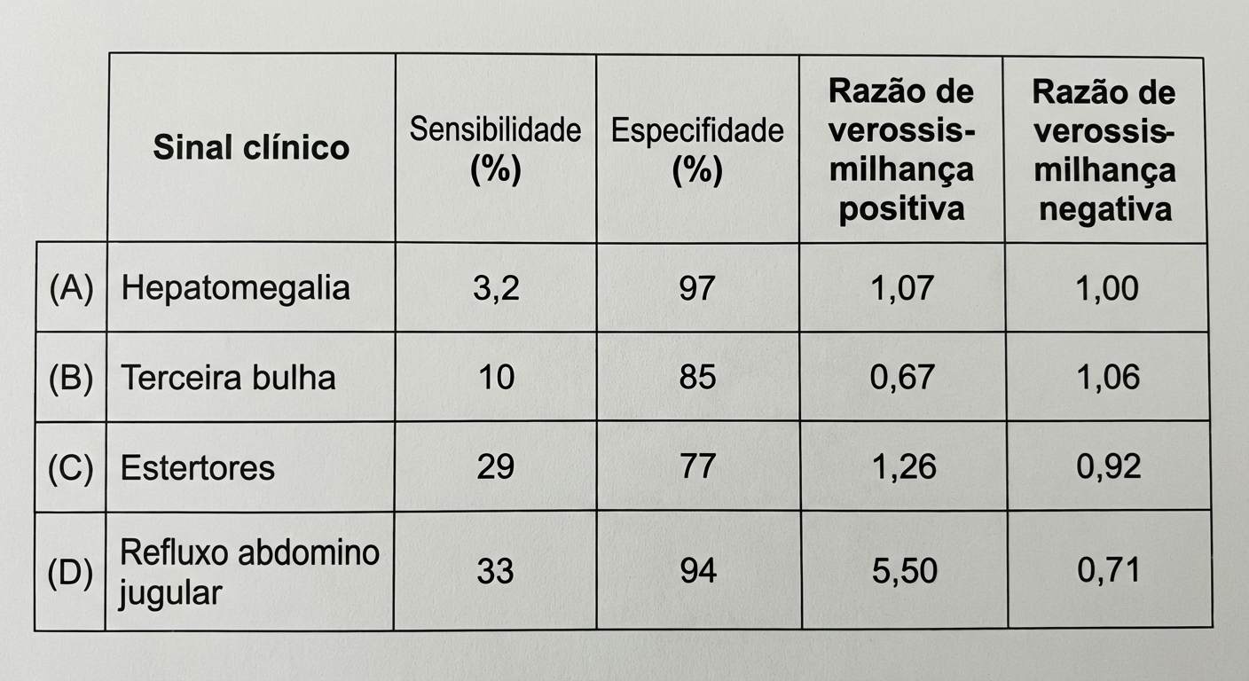 Imagem da questão de Insuficiência Cardíaca (IC)