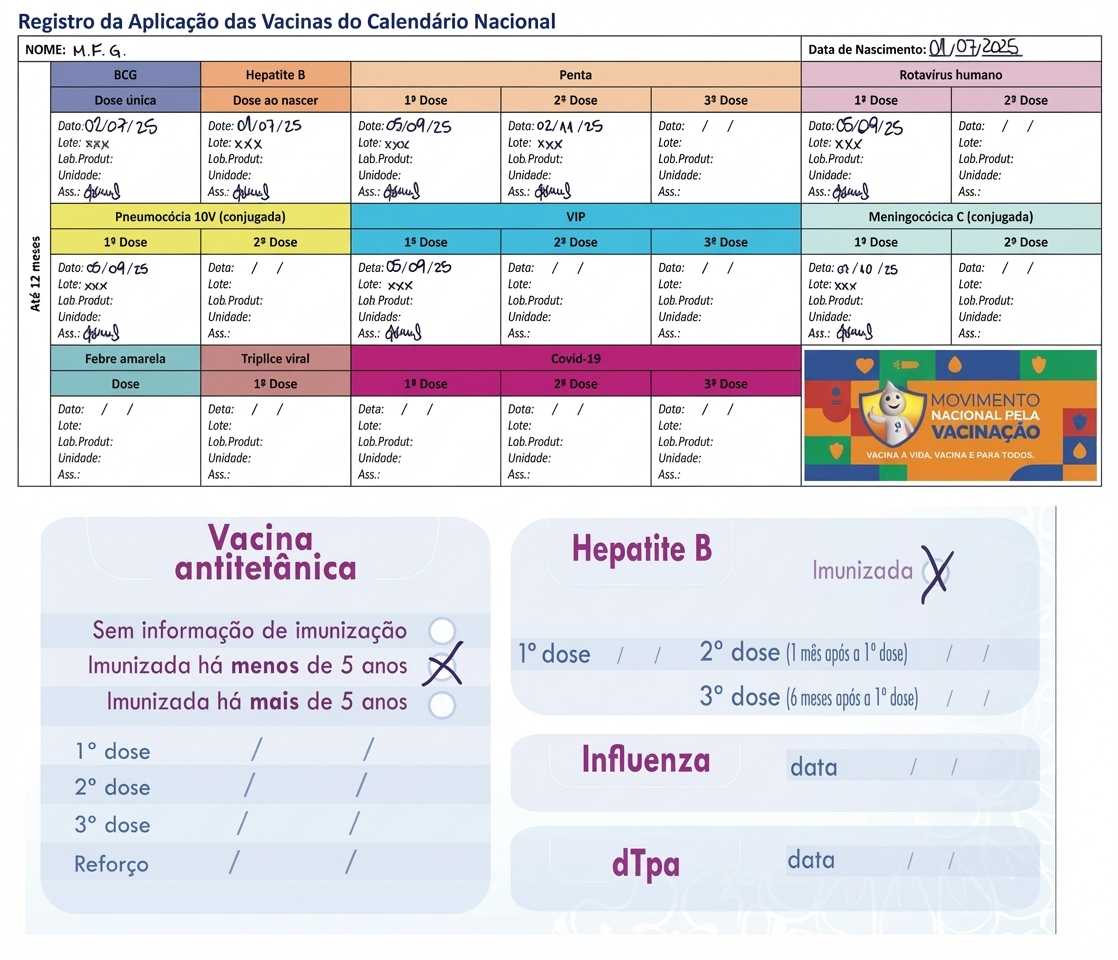 Imagem da questão de Imunizações